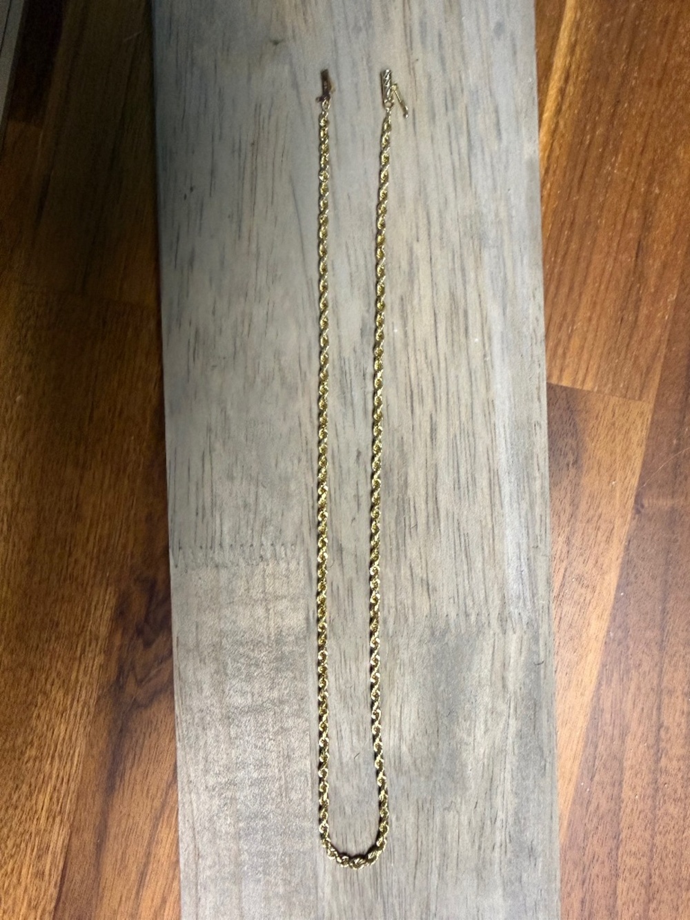 Vintage Michael Anthony 10k Solid Gold Rope Chain